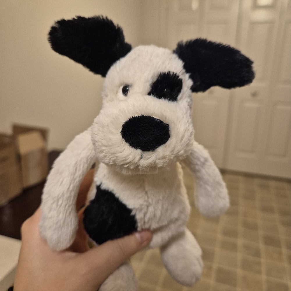 Plush Dog Toy - Jellycat Black and White